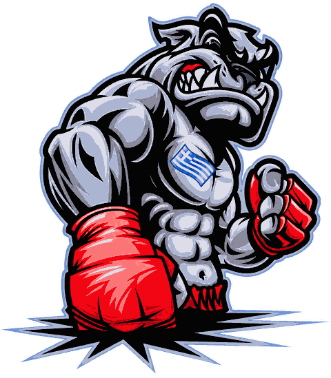 Syros Team Fight Academy mascot